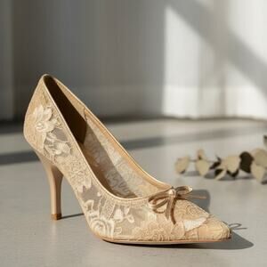 Jeffrey Campbell Gracious Pump NEW Tan Size 5.5